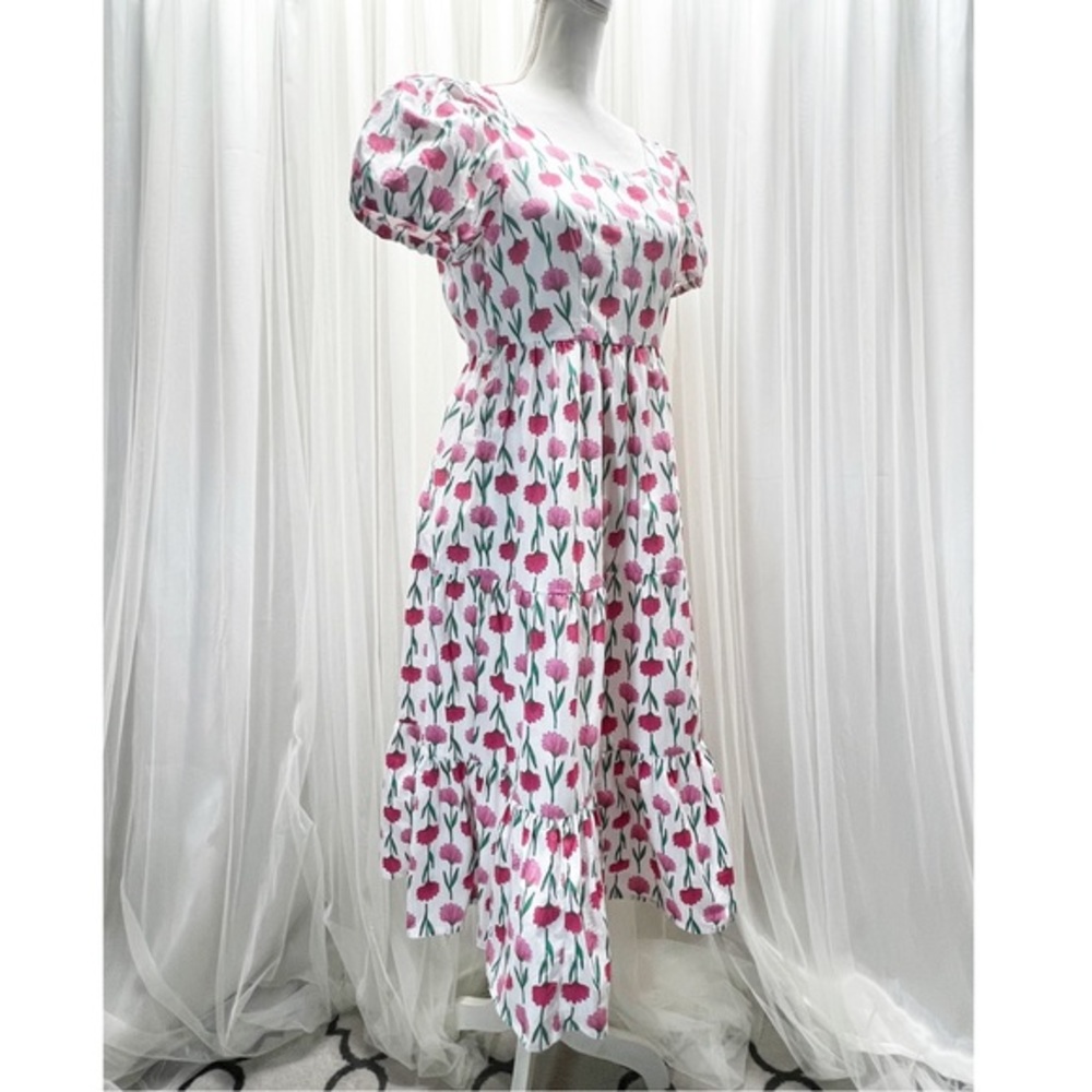 J. Crew Floral midi dress